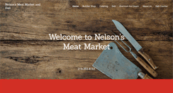 Desktop Screenshot of nelsonsmeat.com